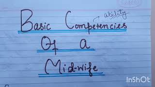 Basic competencies  abilities of a midwife midwifery and obstetrics  NursingparamedicalNotes99 [upl. by Koenraad380]