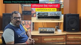 KENWOOD STEREO AMPLIFIER KA405 IN MINT CONDITION FOR SALE [upl. by Barlow]