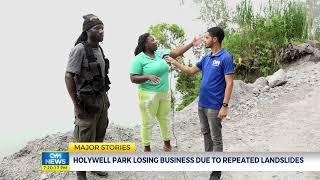 Holywell Park Losing Business Due to Repeated Landslides  CVMTVNews [upl. by Eldwon]