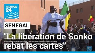 Sénégal  quotLa libération de Sonko rebat les cartes de la campagne présidentiellequot • FRANCE 24 [upl. by Bullen]