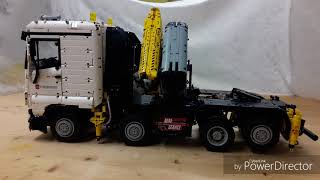 Lego technic moc Crane Truck 8x8 [upl. by Nnaeinahpets943]