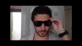 RayBan RB2140 901 Wayfarer Sunglasses Size Review and Fitting [upl. by Sitoiyanap]