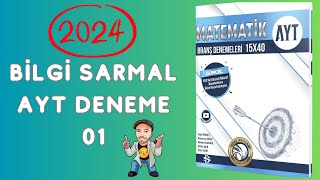 TYT MATEMATİK DENEME 1  1  20   BİLGİ SARMAL TYT MATEMATİK DENEME ÇÖZÜMLERİ  2024 [upl. by Yborian495]