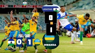 highlights LESOTHO🇱🇸 0 1 RWANDA 🇷🇼world 🌎 CUP [upl. by Felice256]