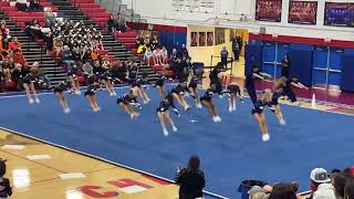 Lake Park High School IHSA Cheer Competition Sectionals Dundee Crown High School 012724 [upl. by Jayne449]