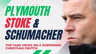 Schumacher Plymouth Argyle and Stoke City Fan Reactions [upl. by Stephanie]