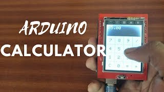 Arduino Calculator  24quot TFT LCD Touch [upl. by Hurlee]