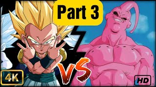 gotenks vs buu fight in hyperbolic time chamber part 3hindi dragon Ball z [upl. by Anidan]