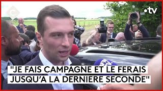 J Bardella  1er déplacement de campagne dans le Loiret  La Story  C à Vous  14062024 [upl. by Eseela163]