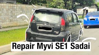 Perodua Myvi SE1 Start Enjin Setelah 3 Tahun Tersadai Ep1 [upl. by Shawna]