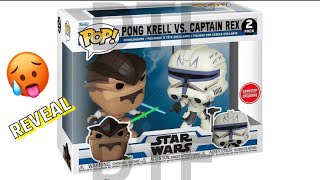 Pong Krell vs Captain Rex Funko Pop Reveal  Pop of the year [upl. by Ynnor]