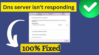 How To Fix Dns Server Not Responding Windows 10Easy Fix [upl. by Tema]