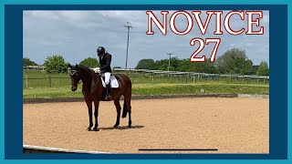 NOVICE 27 BRITISH DRESSAGE TEST [upl. by Olivann]