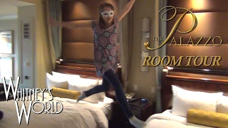 Las Vegas Hotel Room Tour  Whitney Bjerken at The Palazzo [upl. by Nylesoy]