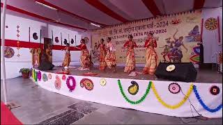 Assamese dance chandrawali and Sonowal kachari in kv no4 Jaipur by kv 3 students shorts video [upl. by Tjon]