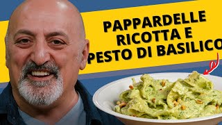 Pappardelle ricotta e pesto di basilico [upl. by Lissak]