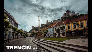 Walking around the city  Trenčín Slovakia 2022 [upl. by Adrahc325]