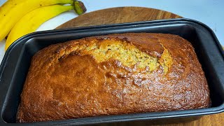 Banana Bread 🍌Super Moist No mixer needed Sweet Bread [upl. by Marcile]