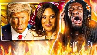 BEST BATTLE Donald Trump vs Kamala Harris Epic Rap Battles of History [upl. by Nohsar470]