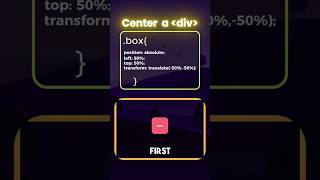 Center a Div in CSS [upl. by Ellehcyar]