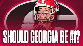 College Football Week 4 Rankings  Why Georgia Football Should Stay 1 [upl. by Lucais]