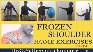 Home exercises for Frozen shoulder  adhesive capsulitis  periarthritis  shoulder pain [upl. by Othilie]