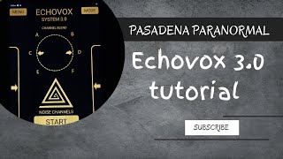 EchoVox 30 tutorial paranormal paranormalinvestigation ITC EchoVox [upl. by Stucker]