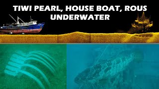 Tiwi Pearl amp House Boat Wreck Underwater  Moreton Bay Rous Channel Harry Atkinson Artificial Reef [upl. by Giovanna]