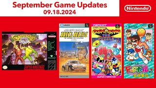 Super NES – September 2024 Game Update – Nintendo Switch Online  Expansion Pack [upl. by Drawdesemaj530]