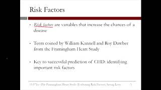 333 The Framingham Heart Study  Video 2 Risk Factors [upl. by Drue]