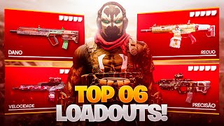 TOP 6 LOADOUTS META NO WARZONE MOBILE 🔥 MELHORES CONFIGURAÇÕES DE CLASSES [upl. by Lenore]