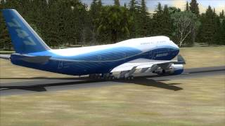 747 Crash Afghanistan  FSX [upl. by Nelav]