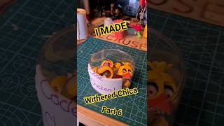 FNAF 2 Withered Chica Transformation from tiedye Chica figure part 6 fnaf witheredchica custom [upl. by Eisinger81]