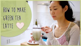 How to make Green Tea Matcha Latte  Simple Recipe [upl. by Edla718]