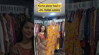 Kurta plazo haul kurtapalazo jaipurikurti cottonkurti trending shorts [upl. by Hoehne]