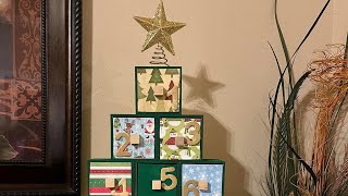 🎄Christmas Advent Calendar🎅🏻 Dollar Tree DIY [upl. by Cheng]