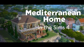 Sims 4 Build Italian Mediterranean Home [upl. by Gersham]