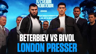 Artur Beterbiev Vs Dmitry Bivol  LONDON PRESS CONFERENCE [upl. by Tabb]