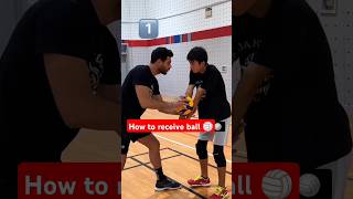 How to receive volleyball trending vollyball viral shortsfeed volleyballworld verticaljump [upl. by Notanhoj]