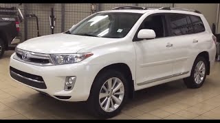 2013 Toyota Highlander Hybrid Limited Review [upl. by Hebrew692]