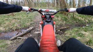 Local Pit Bike Trail m2r rf 140cc [upl. by Fernande]