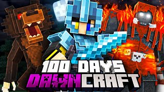 I Survived 100 Days in DAWNCRAFT [upl. by Arin]