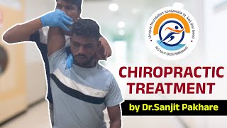 Body adjustment treatment with cupping with Dry Needling by DrSanjit Pakhare chiropratic [upl. by Eudosia200]