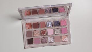 Huda Beauty Rose Quartz Palette Review [upl. by Sidoeht]