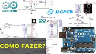 Tutorial  Como desenhar um esquema eletrônico Shield para Arduino  JLCPCB e Eletrônica Fácil [upl. by Andreana858]