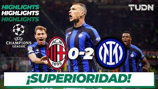 HIGHLIGHTS  Milán 02 Inter  UEFA Champions Leahue 202223 Semis  TUDN [upl. by Gallagher408]