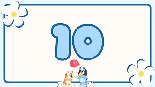 10 Second Timer Bluey for Kids  Calm and Relaxing Music [upl. by Amaj739]