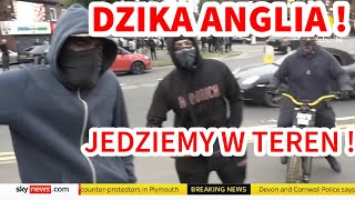 ZAMIESZKI W ANGLII CO DZIEJE SIE W TYM DZIKIM KRAJU Wyjazd w teren anglia southport zamieszki [upl. by Ecneralc]