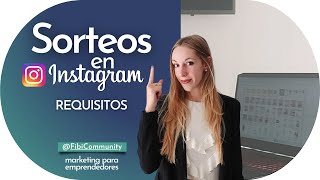 Qué requisitos deberías pedir en tus 🏆SORTEOS🏆 de Instagram [upl. by Alegnaoj]