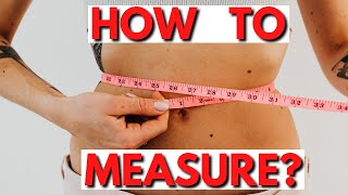 How to measure your waist with a measuring tape [upl. by Sven]